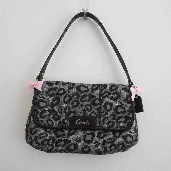 🐆 Coach leopard print mini bag 🐆 - Picture 1 of 8